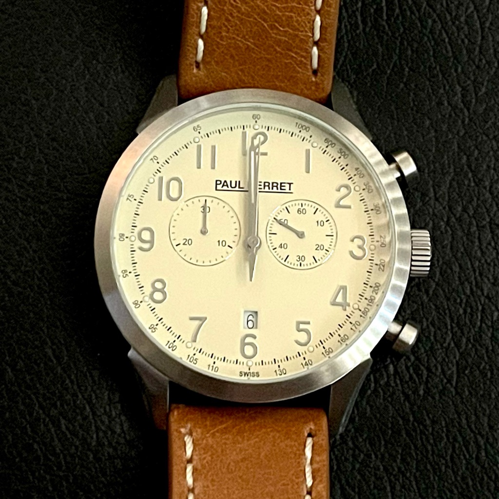 Paul Perret Mens Bosco Watch Swiss Chronograph